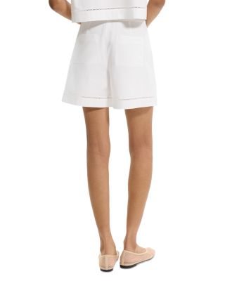 Eyelet Trim Shorts