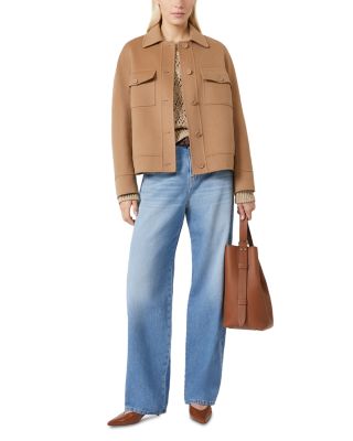 Mid Rise Oversized Jeans in Light Blue