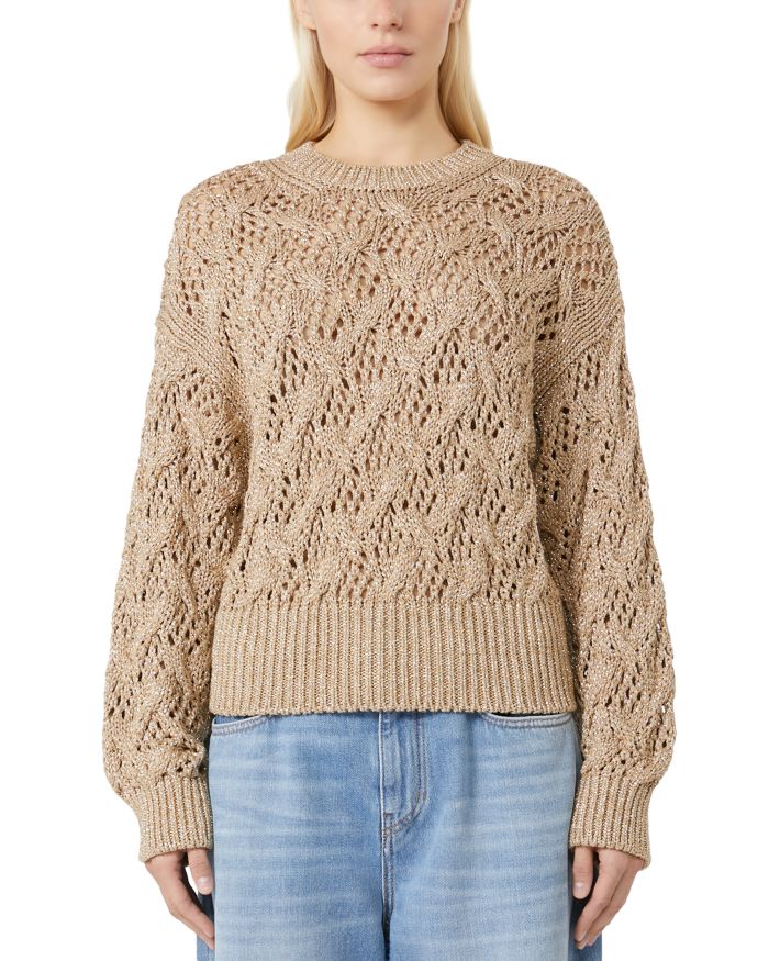 1 Pilade Crewneck Cable Knit Sweater