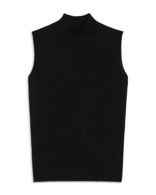 Slalom Mock Neck Wool Top