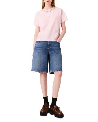 Short Sleeve Jewel Neck Tee