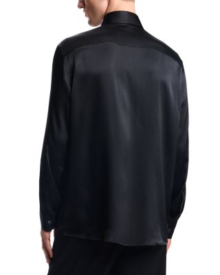 Regular Fit Micro Pleated Shirt