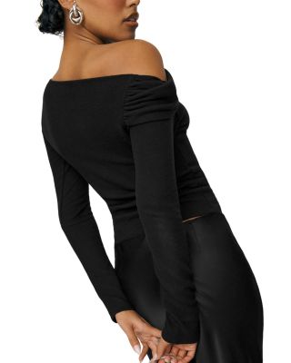 Elio Off-the-Shoulder Top Knit