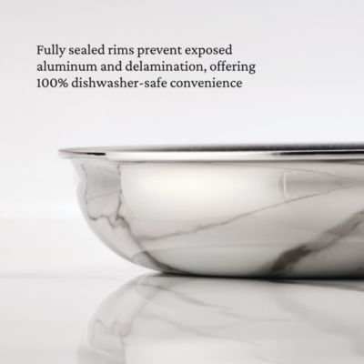 ProBond Luxe 8.5&amp;quot; Professional Clad Stainless Steel Skillet