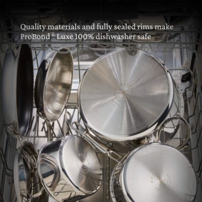 ProBond&amp;reg; Luxe 10 Piece Professional Clad Stainless Steel Cookware Set