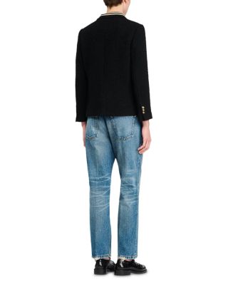 Tweed Contrast Stripe Jacket