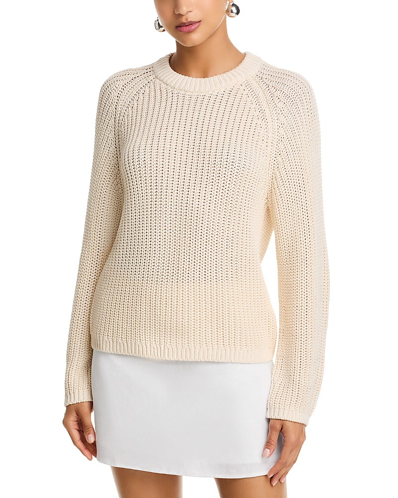 Velvet By Graham & Spencer Ember Crewneck Sweater In Neutral
