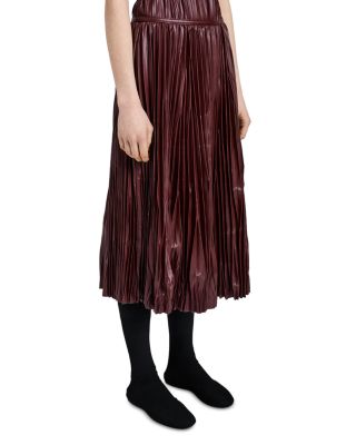 Rosalyn Skirt in Faux Leather