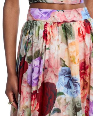 Nilda Floral Print Skirt