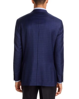 Flynn Checkered Wool Regular Fit Sportscoat