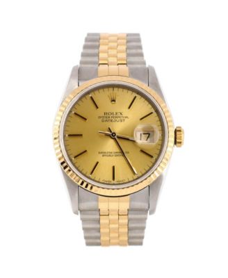 Pre-Owned Rolex - Oyster Perpetual Datejust Automatic Watch in Stainless Steel and Gold 36mm