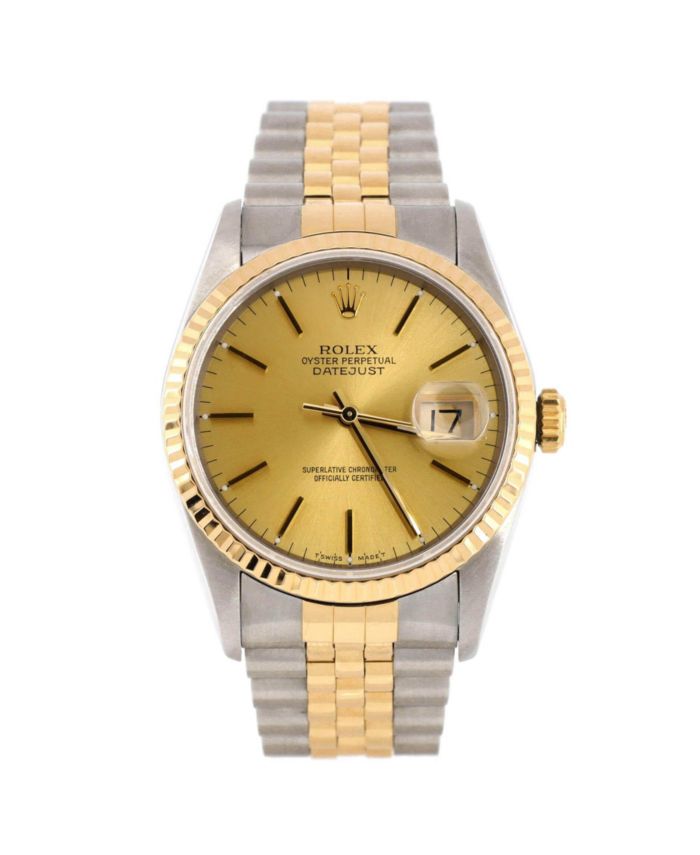 Oyster Perpetual Datejust Automatic Watch in Stainless Steel and Gold 36mm