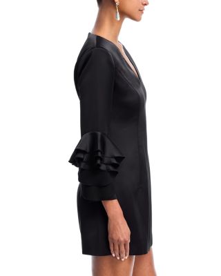 Klara Ruffle Cuff Shift Dress