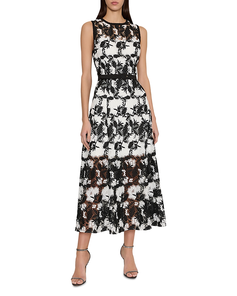 Milly Paloma Two Tone Lace Dress