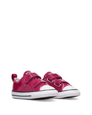 Girls' Chuck Taylor All Star 2V Ox Glitter Sporty Sneakers - Toddler, Big Kid