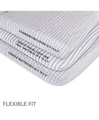 Waterproof Changing Pad Cover | Cradle Sheet Set