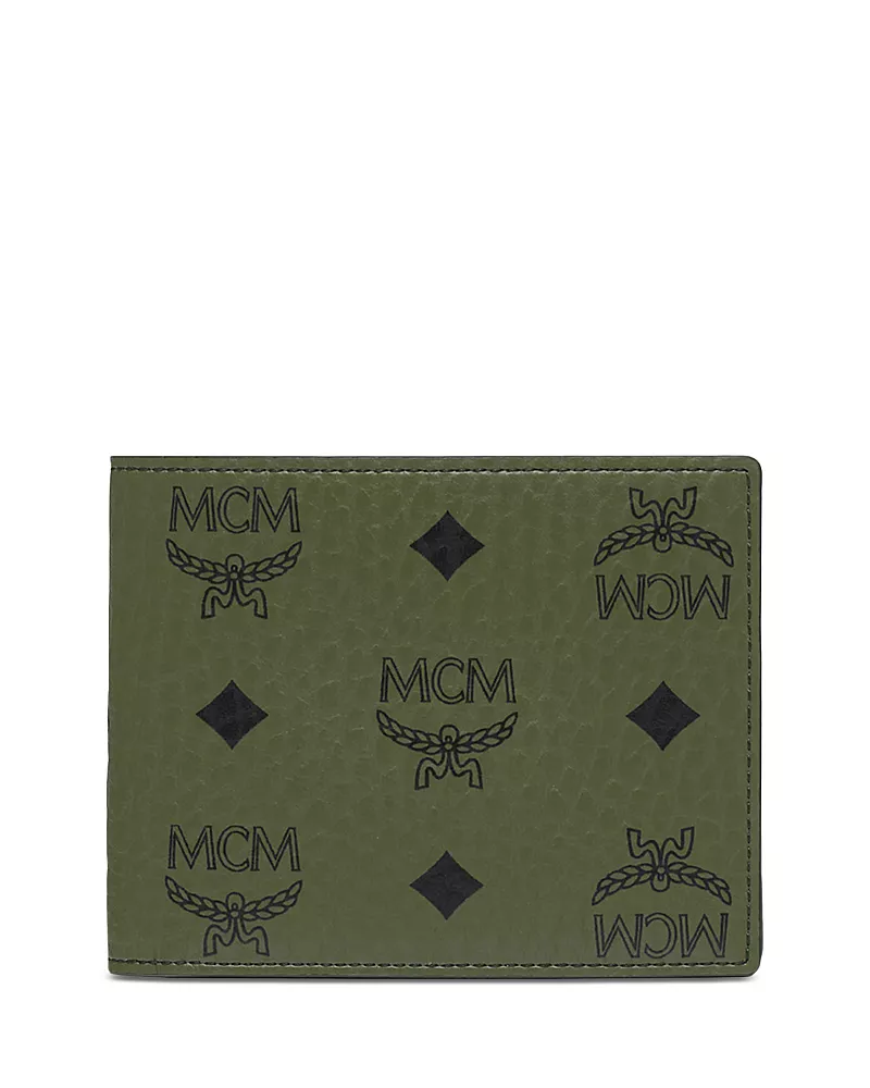 Mcm Aren Visetos Bifold Wallet