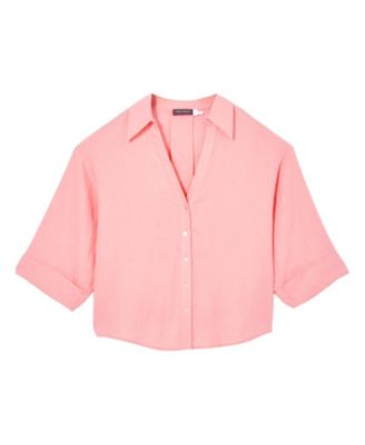  Women's Linen Resort Top