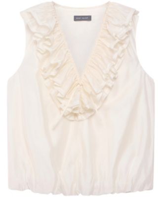  Women's Ruffle Front Top