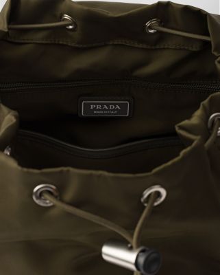 Re-Nylon And Saffiano Leather Backpack