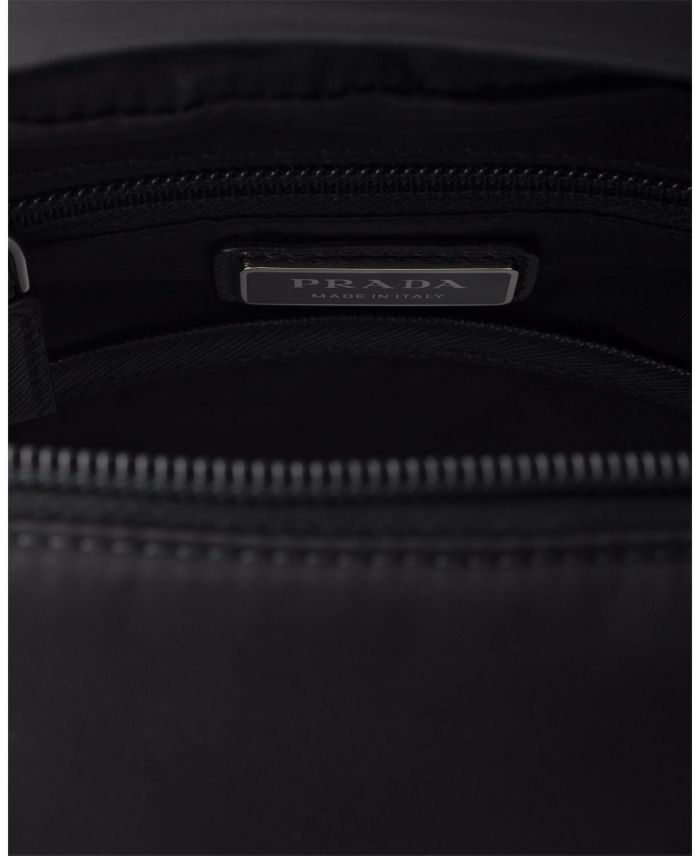 Re-Nylon and Saffiano Leather Backpack