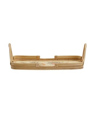 Corey Floral Bamboo Tray