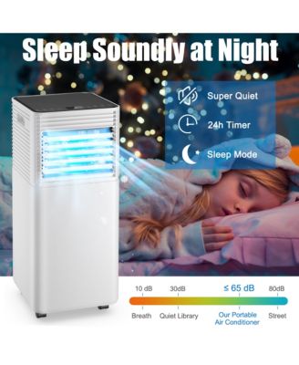  8000 BTU Portable Air Conditioner 3-in-1 Air Cooler w/Dehumidifier