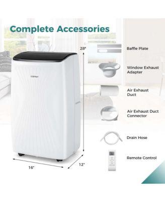  12000 BTU Portable Air Conditioner with Heat Smart WiFi Enabled Home AC Unit 8000 BTU(12000BTU ASHRAE)