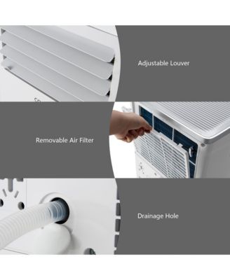  8000 BTU Portable Air Conditioner 3-in-1 Air Cooler with Remote Control