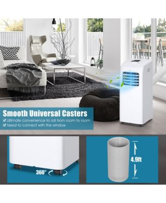  8000 BTU Portable Air Conditioner & Dehumidifier Function Remote W/ Window Kit