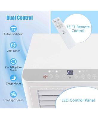  8000 BTU Portable 3-in-1 Freestanding Air Conditioner with Dehumidifier 5000 BTU