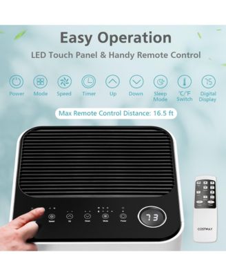  10000 BTU Portable 3-in-1 Air Conditioner with Fan Dehum Sleep Mode