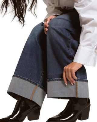  Women's Plus Carol High Rise High Stretch Jeans in Blue Wash