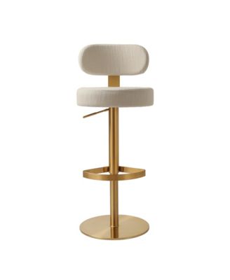  Primrose Textured Performance Fabric Adjustable Stool