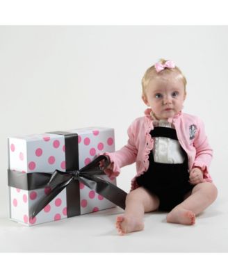 Girls' Eloise Pink Embroidered Cardigan - Baby, Little Kid, Big Kid