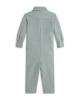 Polo Boys' Striped Knit Oxford Coverall - Baby