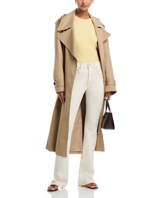 Beverly High Rise Skinny Flare Jeans in Ecru