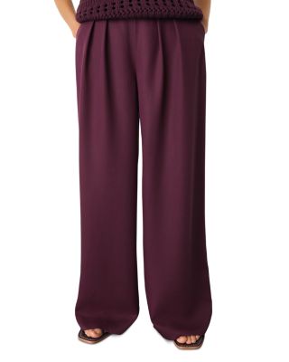 Pleat Front Relaxed Trousers