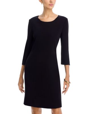 Scoop Neck 3/4 Sleeve Dress