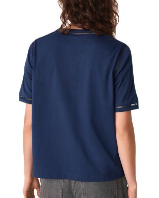 Openwork Trim Tee