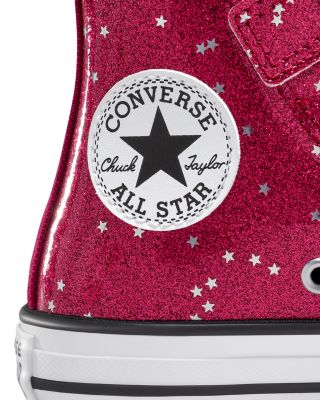Girls' Chuck Taylor All Star Glitter Easy On Sport Sneakers - Toddler, Little Kid