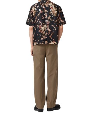 Tallis Pleated Straight Fit Pants