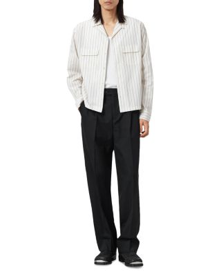 Tallis Pleated Straight Fit Pants