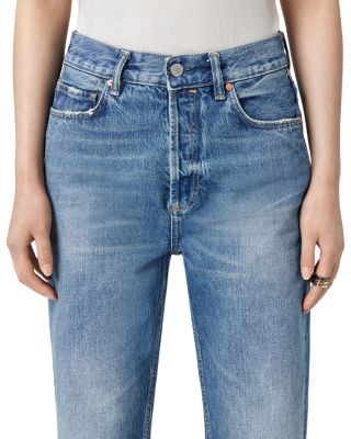 Brooklyn High Rise Straight Jeans in Indigo Blue