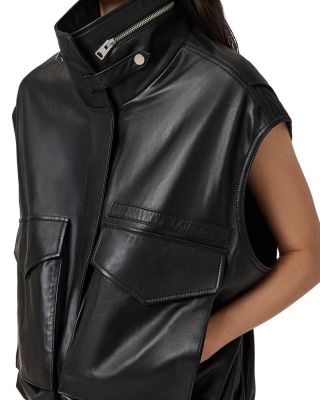 Clay Leather Vest