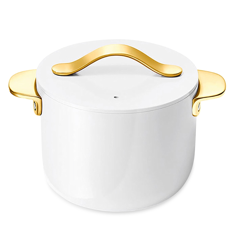 Caraway Cookware Plus Petite Cooker With Lid In White