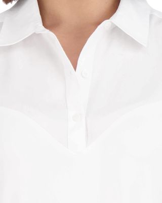 Sasha Mixed Media Top