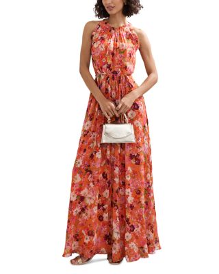 Zelah Floral Print Maxi Dress