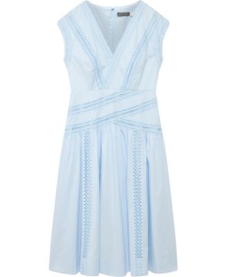  Women's Trim Detail Extreme Midi Dress