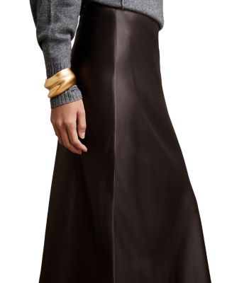 Saskia Silk Slip Skirt